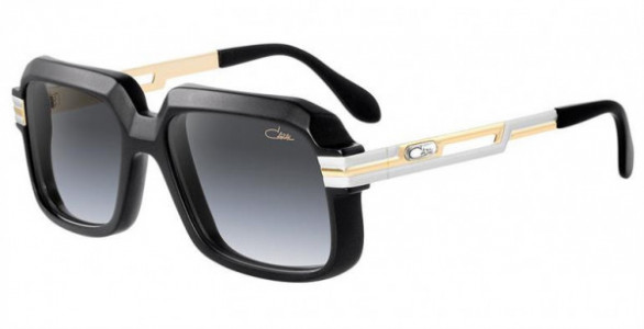Cazal CAZAL LEGENDS 607/2 SUN Sunglasses, 011 Mat Black-Gold