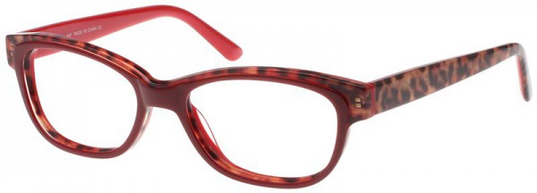 Exces Exces 3119 Eyeglasses, RED-LEOPARD (552)
