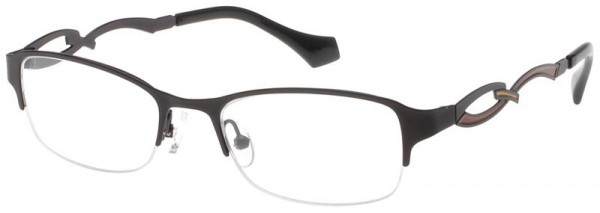 Exces Exces 3121 Eyeglasses, BLACK-RUST (585)