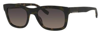 HUGO BOSS Black Boss 0635/S Sunglasses, 0HRM(R4) Havana Green