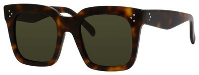 Celine Celine 41076/S Sunglasses, 005L(1E) Havana