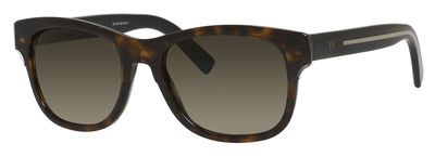 Dior Homme Black Tie 196/S Sunglasses, 0L1L(HA) Crystal Havana Black