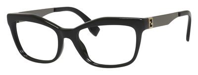 Fendi Fendi 0050 Eyeglasses, 0KKL(00) Black Ruthenium