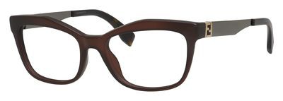 Fendi Fendi 0050 Eyeglasses, 0MOJ(00) Burgundy Havana