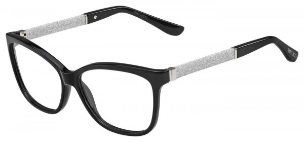 Jimmy Choo Safilo JC105 Eyeglasses, 0FA3 BLACK/SILVER