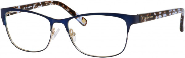 Liz Claiborne L 609 Eyeglasses, 0DS6 Navy Tortoise Gold