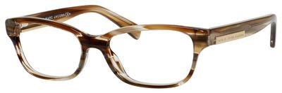 Marc by Marc Jacobs MMJ 617 Eyeglasses, 0KVI(00) Brown Striped