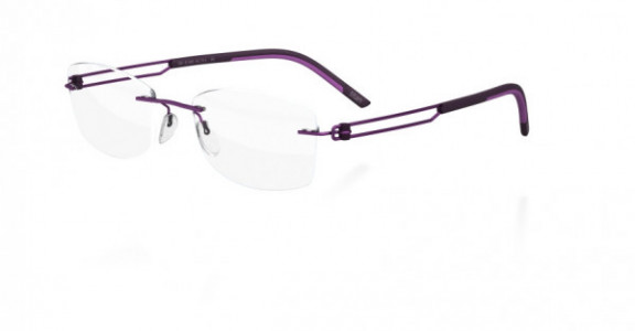 Silhouette Titan Profile 4433 Eyeglasses, 6053 Aubergine Purple
