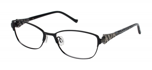 Tura R210 Eyeglasses, Black/Gun (BLK)