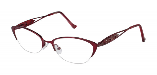 Tura R212 Eyeglasses, Burgundy (BUR)