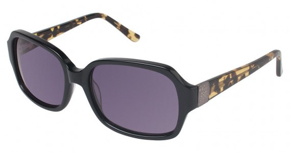Geoffrey Beene G810 Sunglasses, Black (BLK)