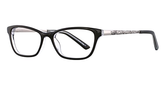 Avalon 8045 Eyeglasses, Black/Crystal