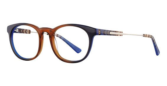 Romeo Gigli 77402 Eyeglasses, Brown/Blue