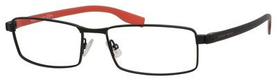 HUGO BOSS Black Boss 0609 Eyeglasses, 0FQA(00) Black Red