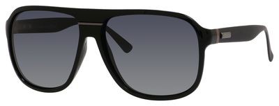 Gucci Gucci 1076/S Sunglasses, 0GVB(HD) Shiny Black