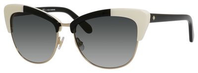 Kate Spade Genette/S US Sunglasses, 0W86(Y7) Black Ivory