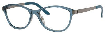Safilo Design Sa 6021 Eyeglasses, 0HHE(00) Turquoise Ruthenium