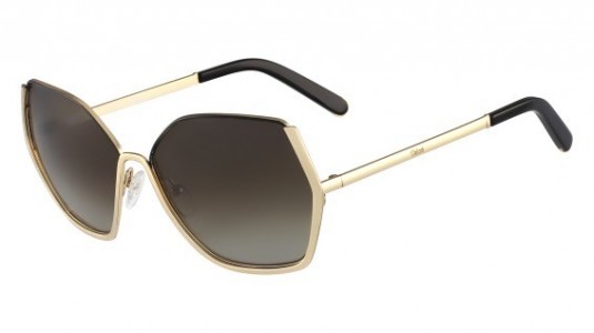 Chloé CE115S Sunglasses, (752) GOLD/BLACK