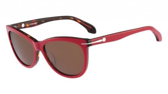 Calvin Klein CK4220S Sunglasses, (261) RED/HAVANA