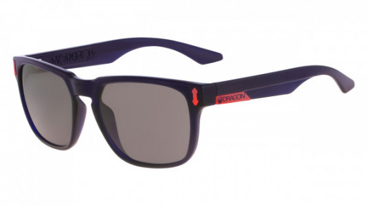 Dragon DR513S MONARCH Sunglasses, (414) CRYSTAL NAVY WITH GREY  LENS