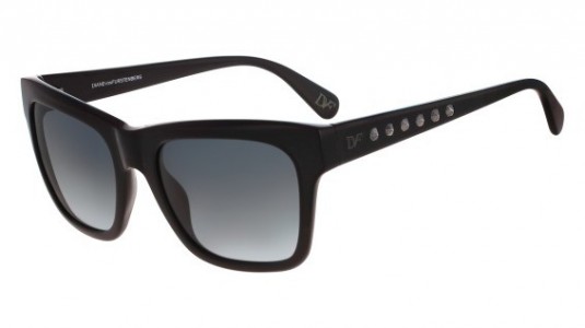 Diane Von Furstenberg DVF596S LEAH Sunglasses, (001) BLACK