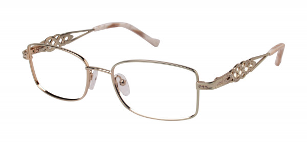 Tura TE231 Eyeglasses, Gold (GLD)