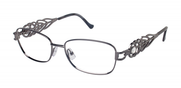 Tura TE233 Eyeglasses, Dark Gun (DGN)