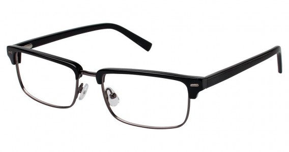 Tura T141 Eyeglasses, black/gun (BLK)