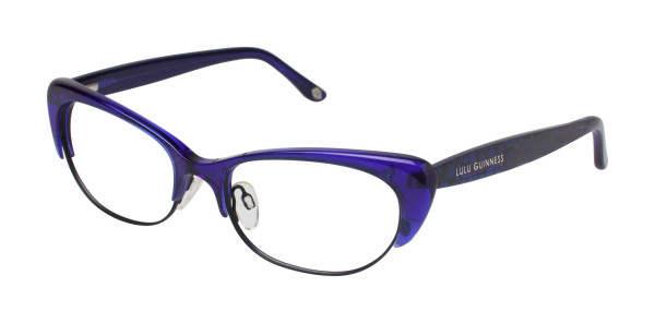 Lulu Guinness L766 Eyeglasses, Blue (BLU)