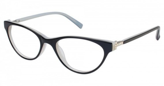 Ted Baker B719 Eyeglasses, Black Ivory (BLK)