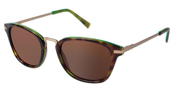 Ted Baker B615 Sunglasses, Tortoise Green (TOR)