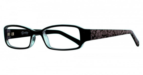Dereon DOV507 Eyeglasses, 505 Dark Purple/ Crystal Light Purple