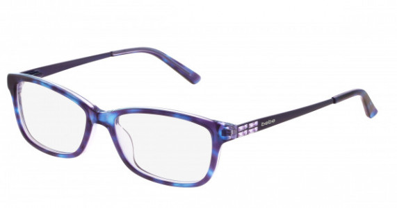 Bebe Eyes BB5084 Eyeglasses, 518 Plum Tortoise
