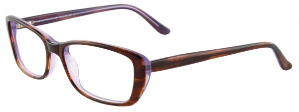 EasyClip EC282 Eyeglasses, MARBLED BROWN