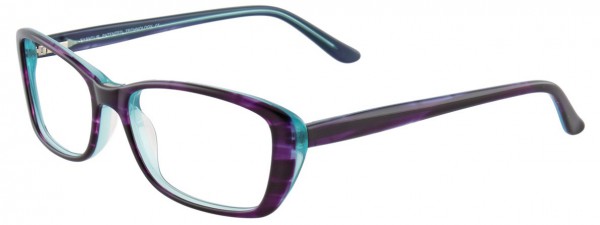 EasyClip EC282 Eyeglasses, MARBLED PURPLE