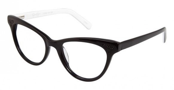 Jessica Simpson J1052 Eyeglasses, OX Black White