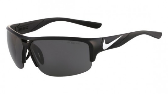 Nike NIKE GOLF X2 EV0870 Sunglasses, (001) BLACK/METALLIC SILVER WITH GREY  LENS