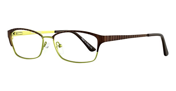 COI La Scala 800 Eyeglasses, Brown/Lime