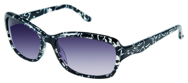 BCBGMAXAZRIA ENGAGED Sunglasses, Black Marble