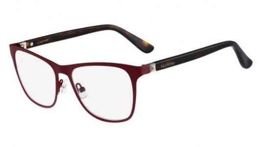 Valentino V2126 Eyeglasses, (603) MAT BORDEAUX