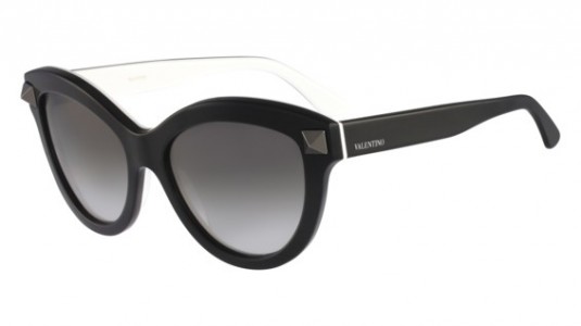 Valentino V695S Sunglasses, (015) BLACK/WHITE
