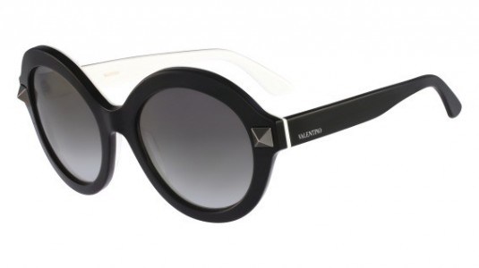 Valentino V696S Sunglasses, (015) BLACK/WHITE