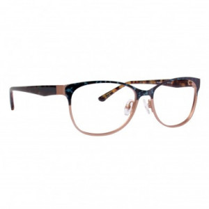 XOXO Kismet Eyeglasses, Navy/Brown