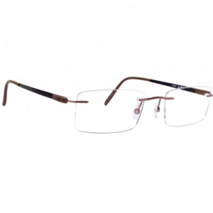 Totally Rimless TR 226 Eyeglasses, Brown