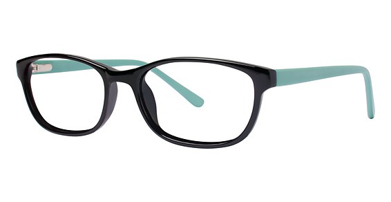 Genevieve Pursue Eyeglasses, black/mint