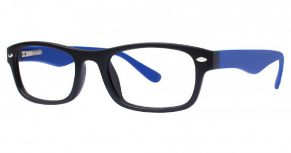 Modern Optical TAKEOFF Eyeglasses, Black/Blue