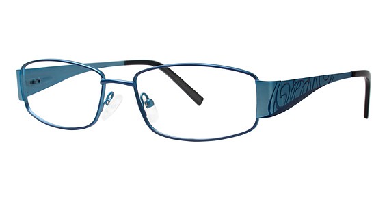 Genevieve Tempting Eyeglasses, matte indigo blue
