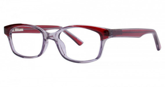 Modern Optical BASHFUL Eyeglasses, Burgundy/Blue