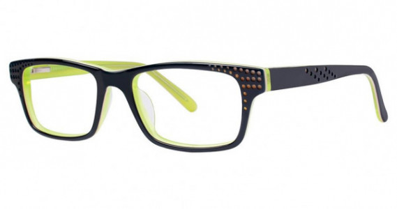 Fashiontabulous 10x240 Eyeglasses, navy/lemon