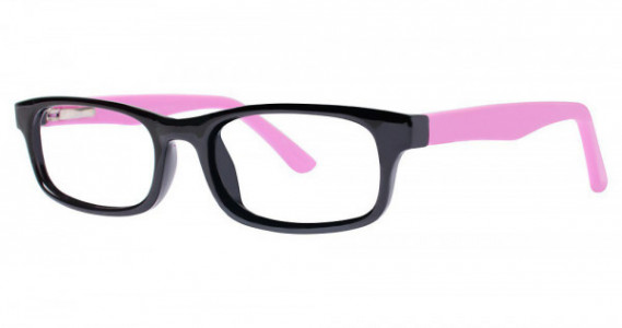 Modern Optical SPUNKY Eyeglasses, Black/Pink